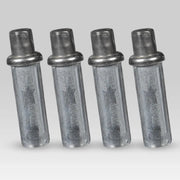 A10-0881-C Regatones Ajustables de Zinc 3” (4 Piezas) – Inserto Hexagonal