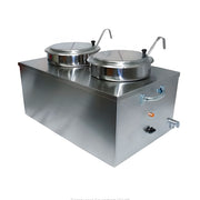 Cwm-2sp Calentador De Alimentos 2 Ollas Apw