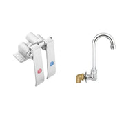 Kit Grifo de Pared y Válvula de Rodilla Doble GSW – Modelos AA-515-G + AA-203G