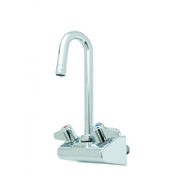 5F-4WLX03 Grifo de pared con cuello de cisne giratorio de 3", aireador de 2,2 gpm
