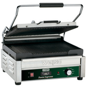 Panini parrilla para sándwiches ranuradas Waring WPG250T